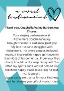 Coachella Valley Alzheimer's Testimonial